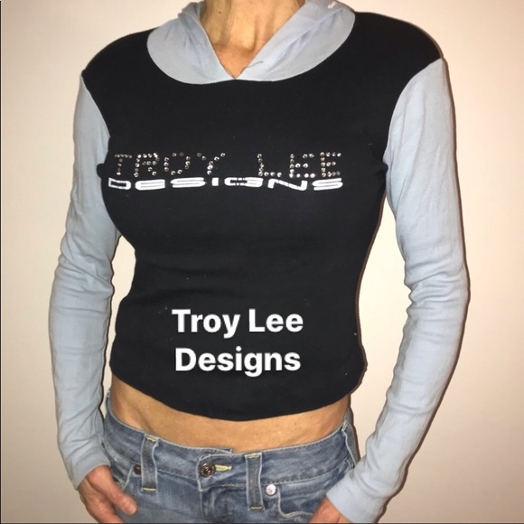 Troy Lee hooded longsleeved T-shirt - Picture 1 of 8
